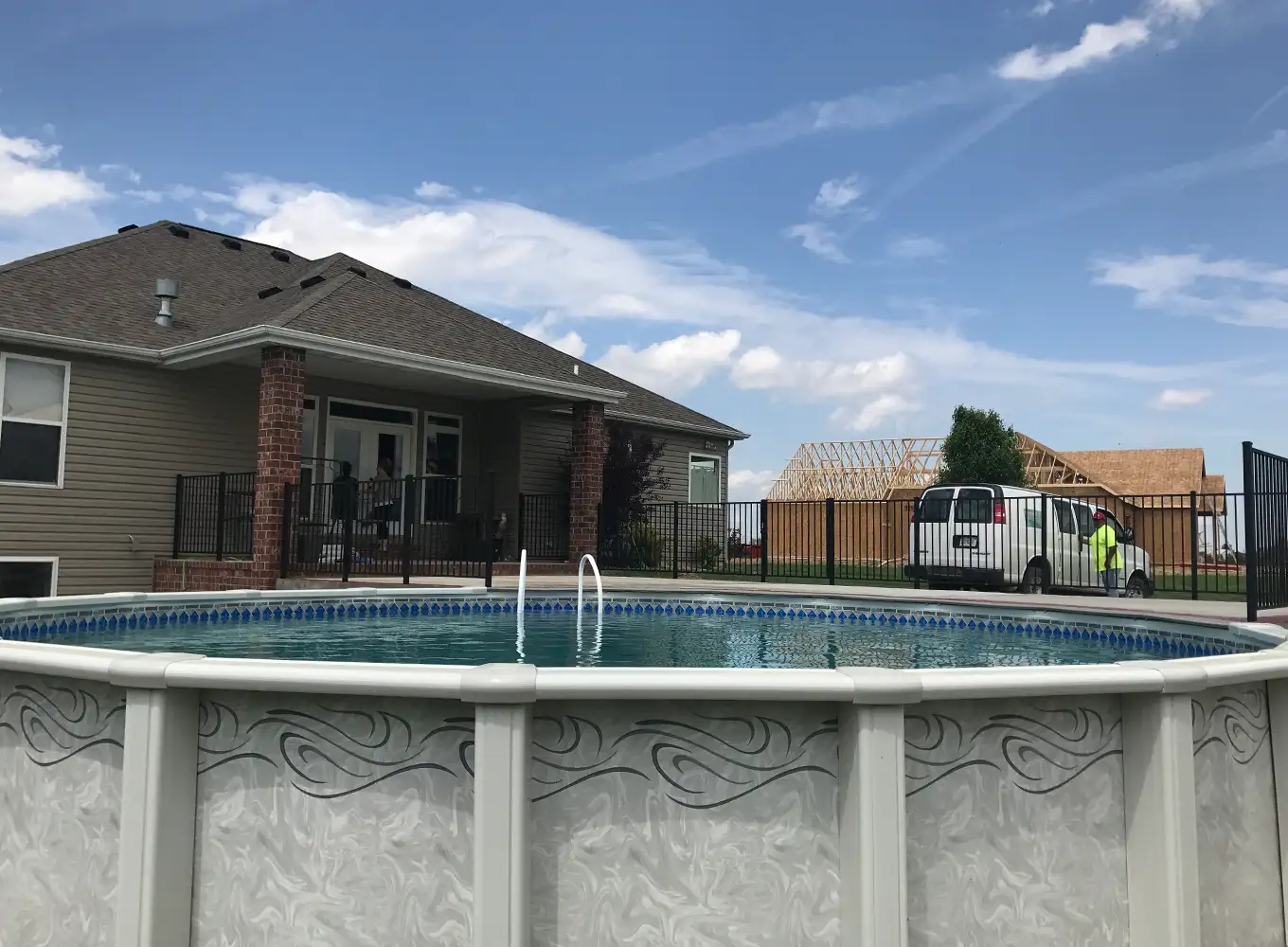 above-ground swimming pool installation o'fallon il