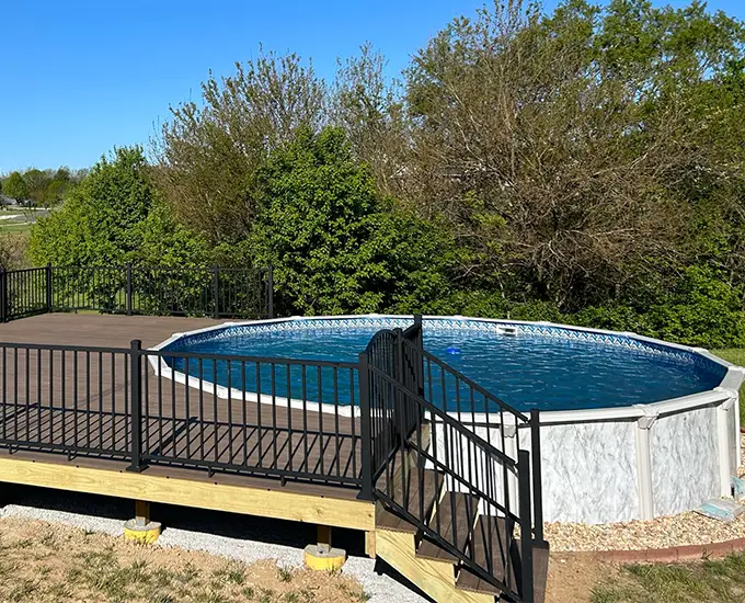 above ground pool installation edwardsville il