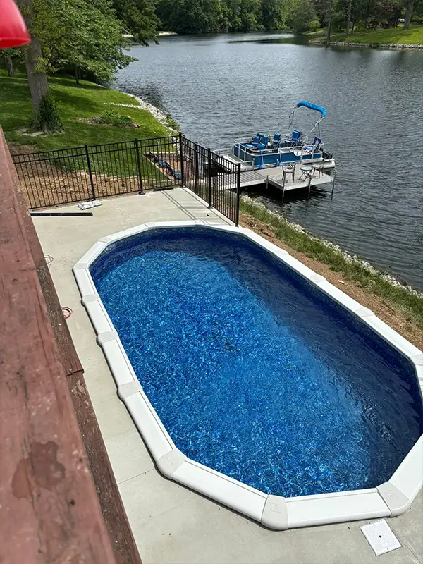 in-ground pool installation in Edwardsville IL